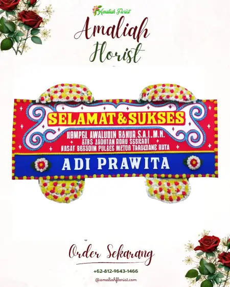 Papan Bunga Ucapan Selamat Pamanuk